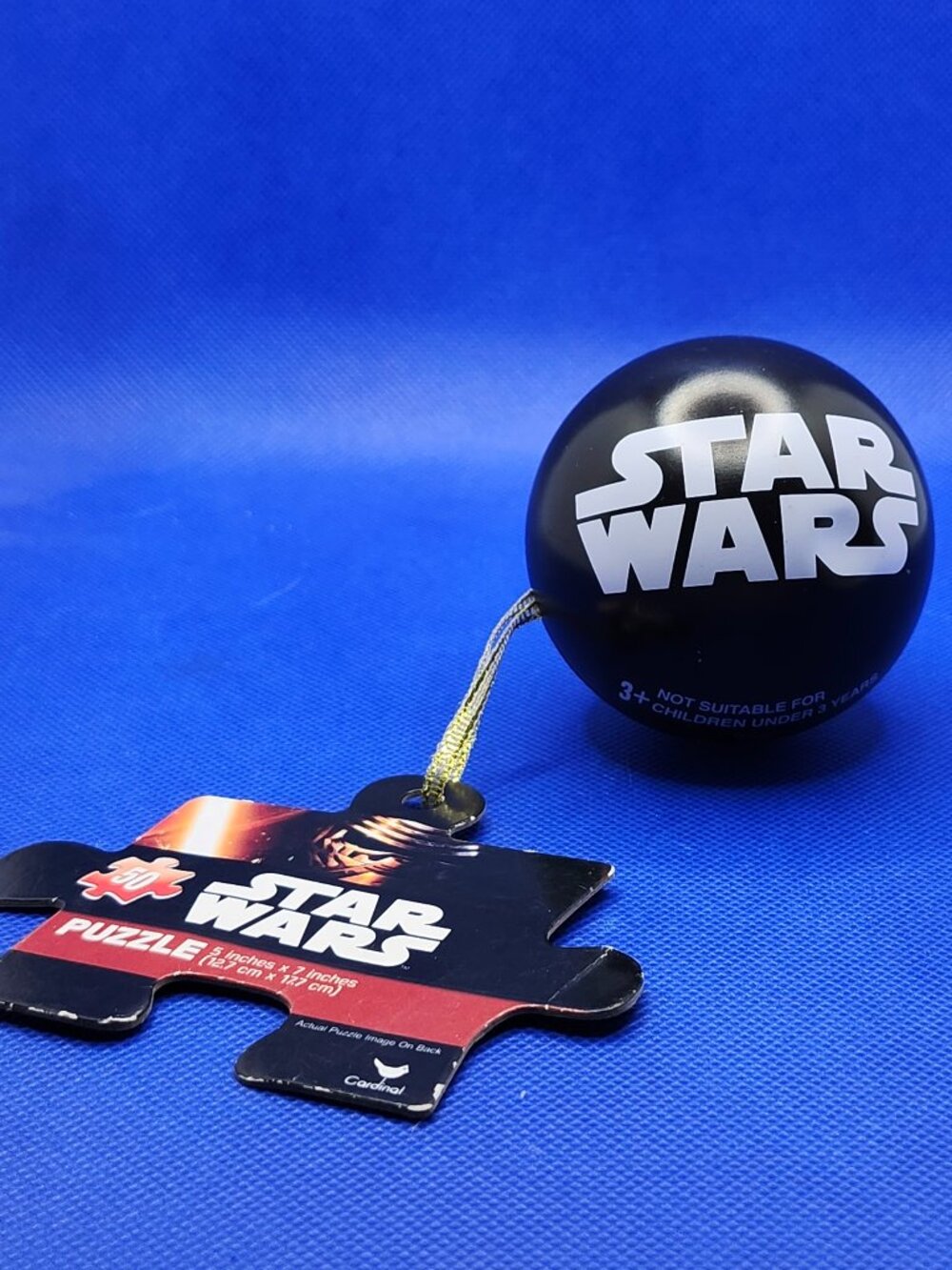 Lucasfilm Star Wars Ornament Ball With 50 Piece Puzzle Darth Vader Vintage 2012